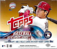 2018 Topps Update Series Baseball JUMBO Box